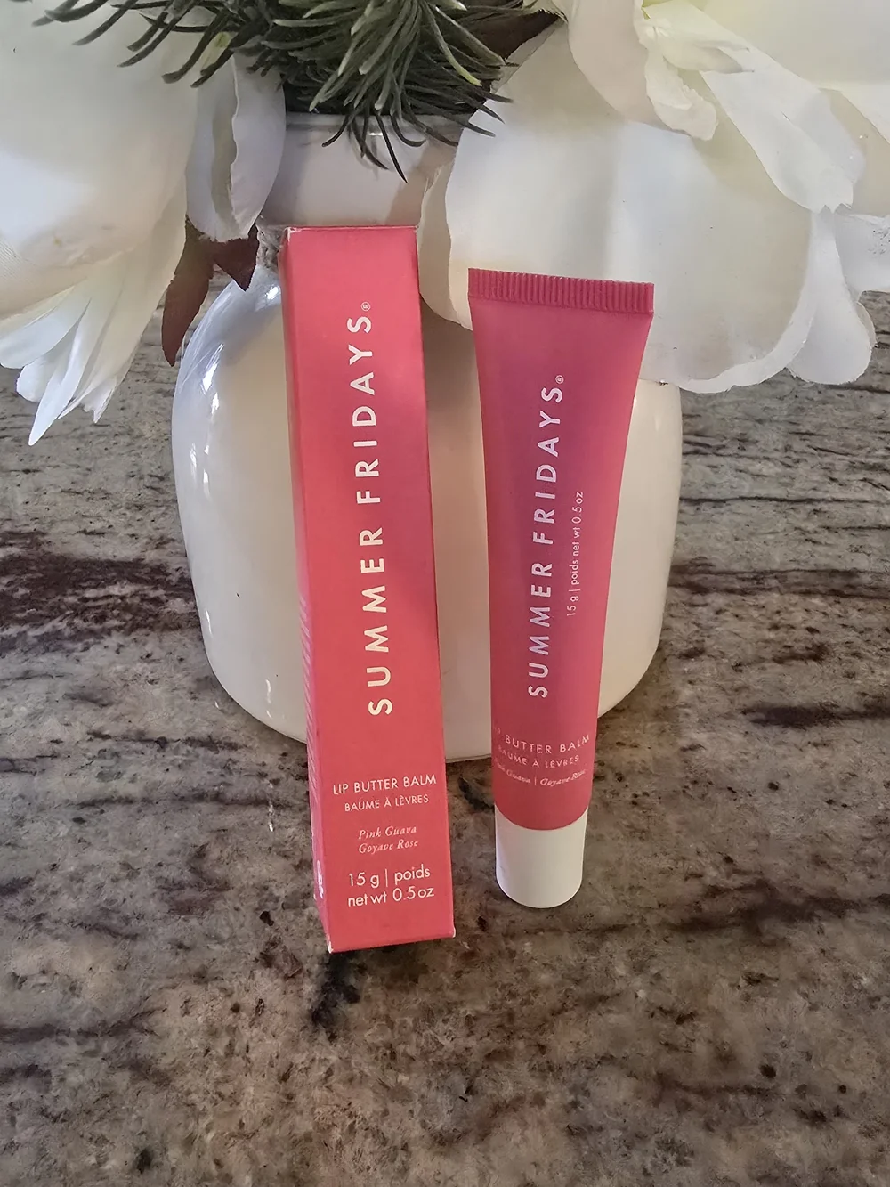 Summer Fridays Pink Lip Butter Balm - Pink Guava NIB✨ FREE GIFT FOR EVERY ORDER